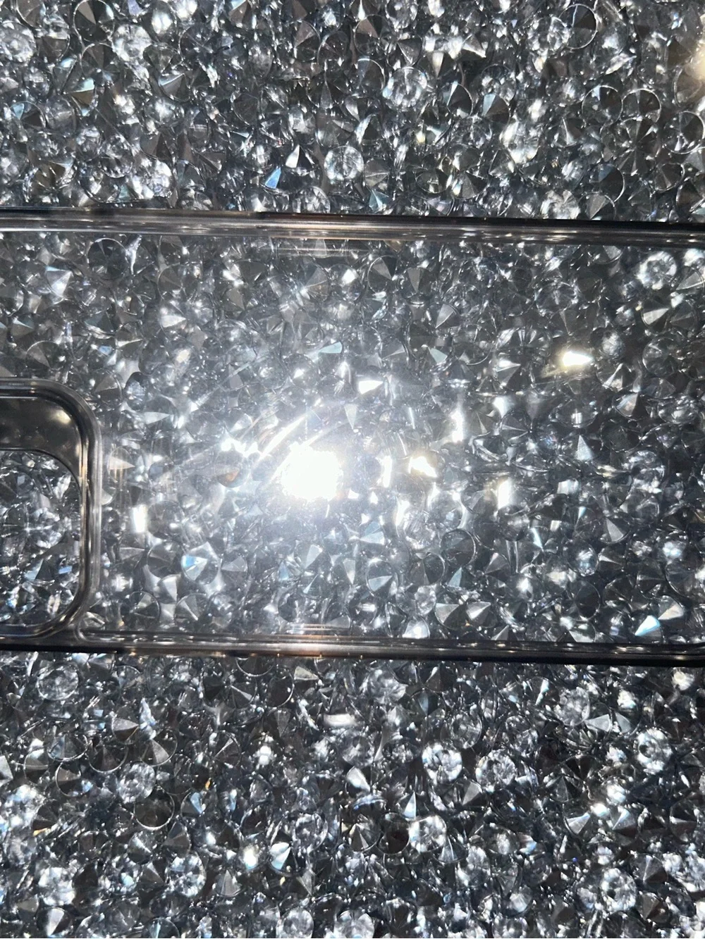 iPhone 15 plus Clear Transparent Protective Phone Case - Silver Appearance